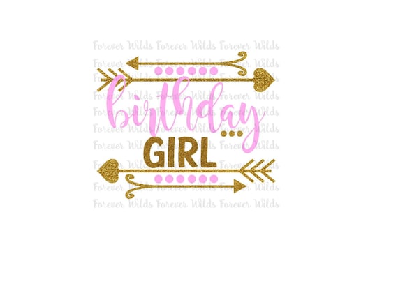 Download Birthday Girl SVG glitter birthday cameo svg by ForeverWilds