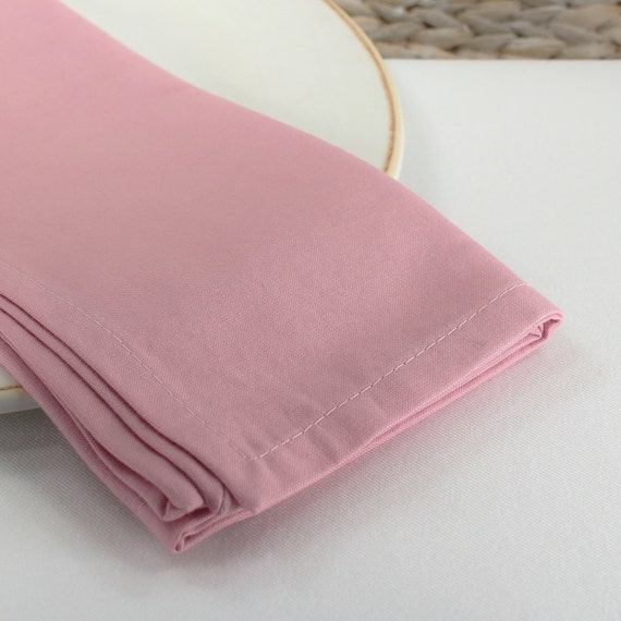 Dusty rose napkins fabric napkins dinner napkins cloth
