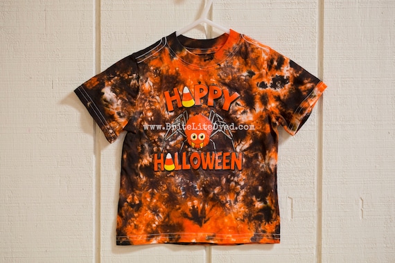 Tie Dye T-Shirt-Childrens 2T-Halloween T Shirt-Halloween