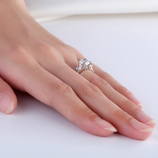Lab Created Diamond Wedding Promise Ring Fine 925 by OneCaratGems