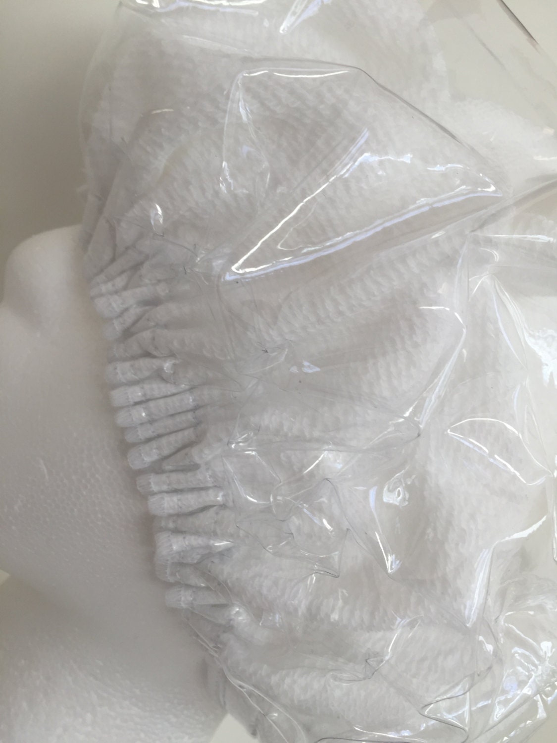 Terrylined Conditioning Shower Cap. Reversible Treatment Cap.