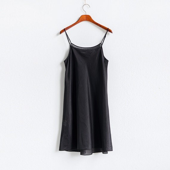 slip dress with top underneath