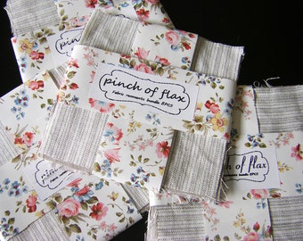 Linen fabric Remnants Bundle PreCuts Quilting fabrics Linen 100 Linen fabric Natural linen fabric