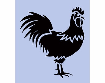 Chicken stencil | Etsy