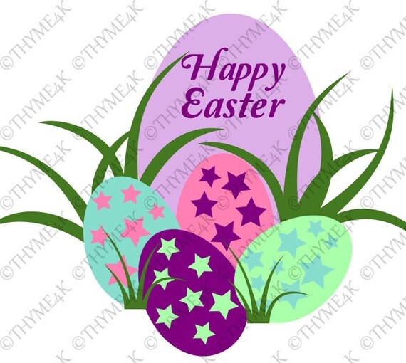 Download Cutting File SVG Happy Easter Eggs Easter Holiday