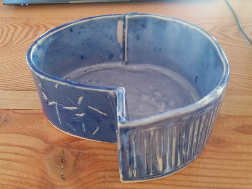 Japanese Style Ceramic Vase / Ikebana Container. Handbuild