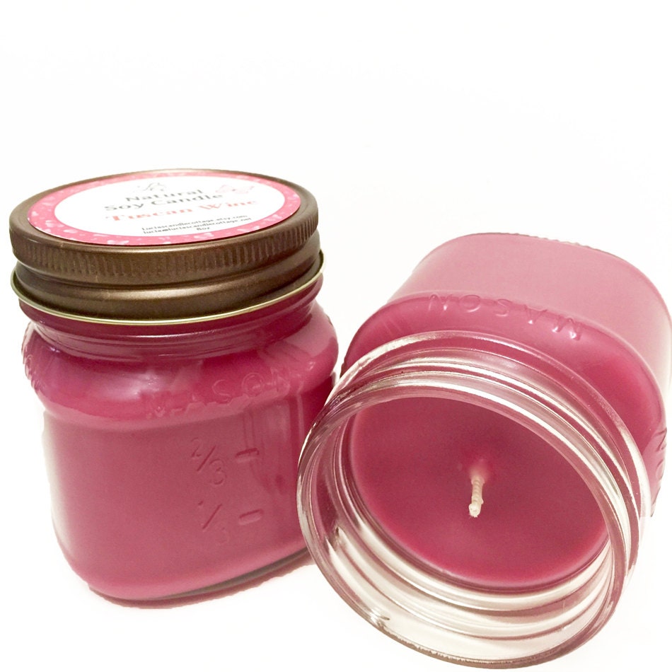 Vegan CandlesTuscan Wine Natural Soy CandleFall & Holiday