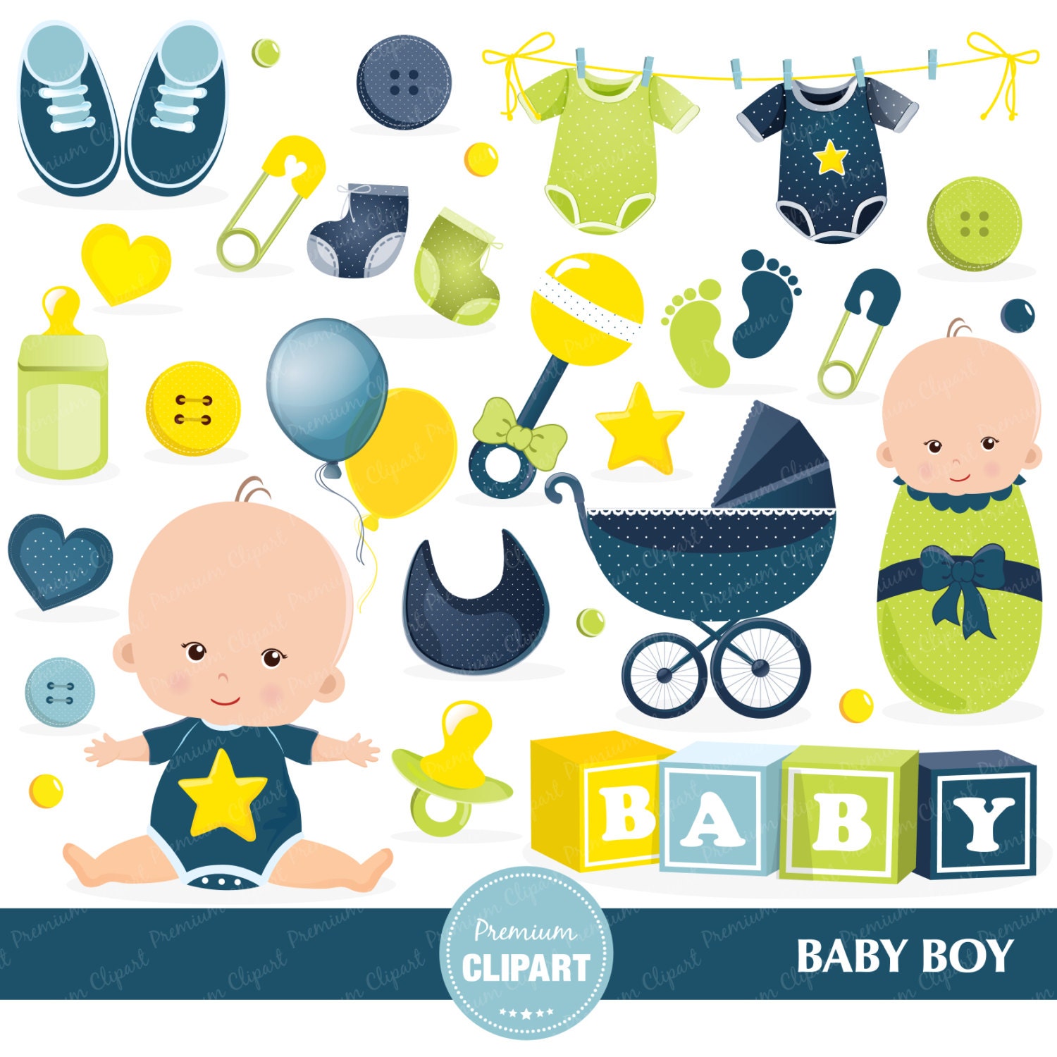 Baby boy shower clipart baby shower baby boy clip art