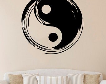 Yin Yang Buddha Spiritual Decal Sticker – 15 Colors, 10 Sizes, Vinyl For Any Surface