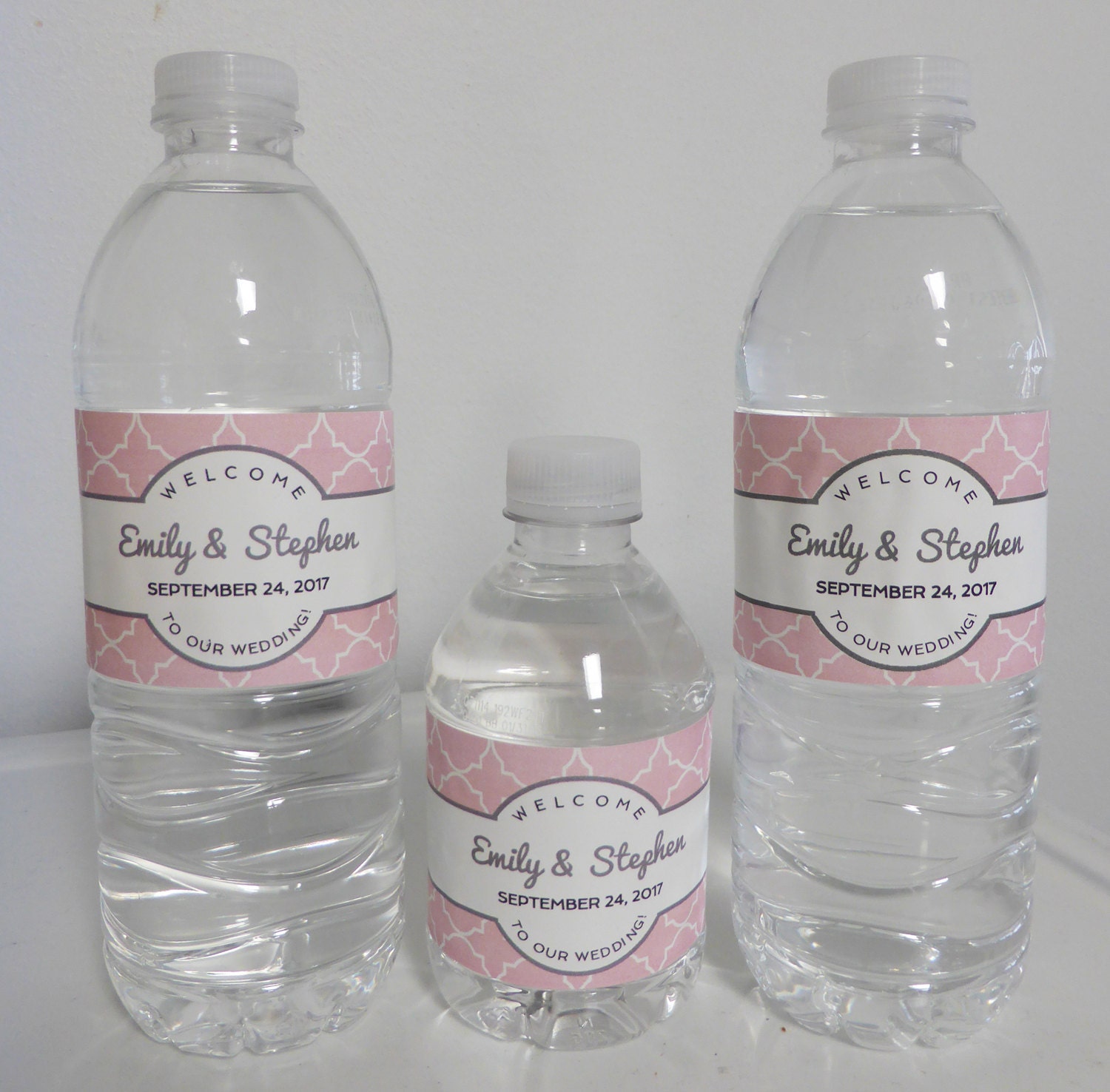 Wedding Water Bottle Labels Waterproof Labels Wedding Favor