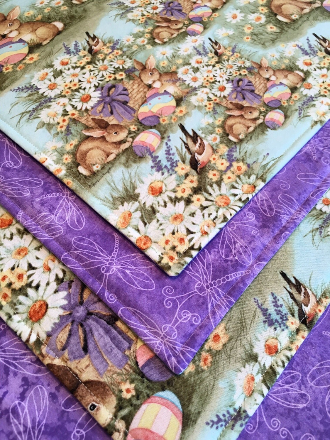 Easter Placemats Set of 4 Placemats Spring Placemats