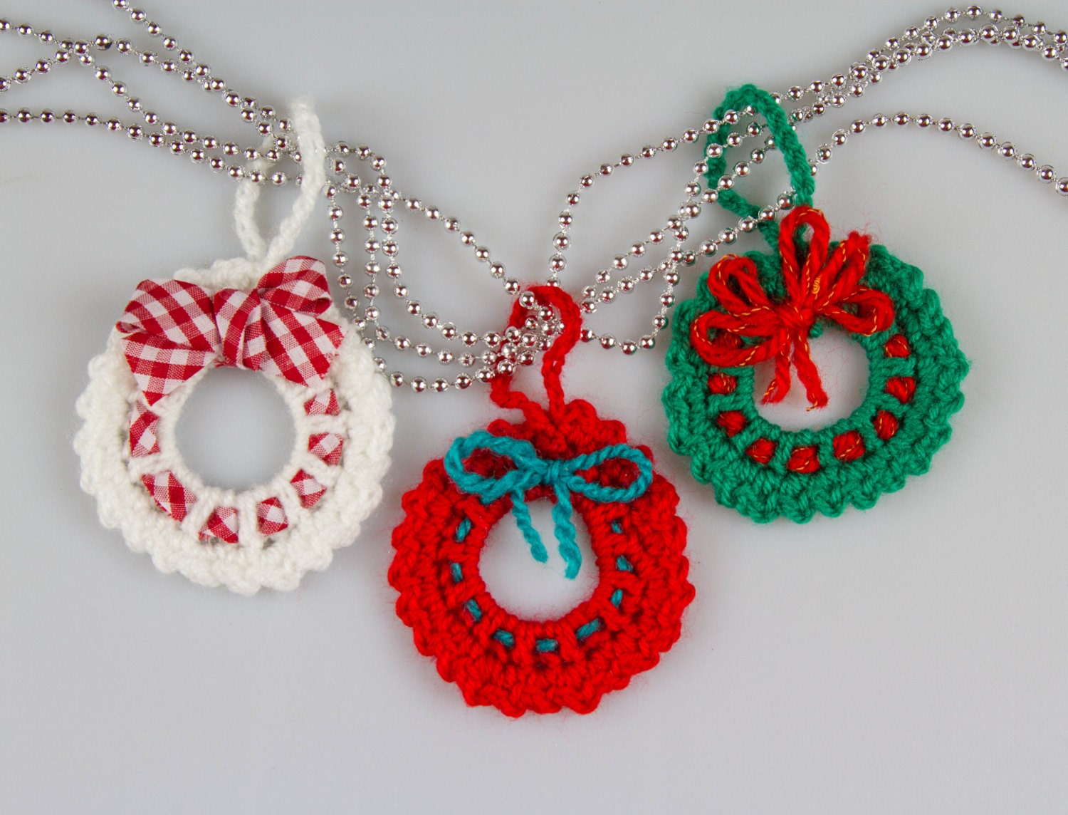 Christmas Crochet Wreath Crochet Pattern Amigurumi Crochet