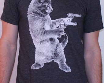 Gunslinger Kitty - Cat T-Shirt