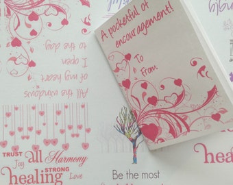 Breast Cancer Gifts - PRINTABLE Cancer Card, Get Well Gift, Feel Better, Cancer Patient Gifts, Cancer Gifts, Encouragement Card, Mini Book