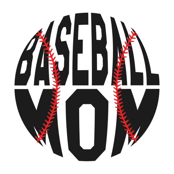 Baseball Mom SVG Baseball Shirt Design File