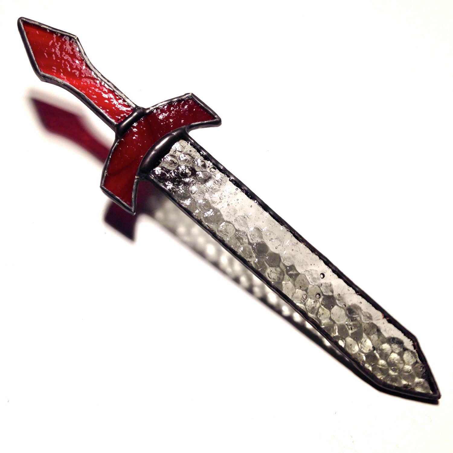 Stained Glass Sword Blood and Ash Sword by RivenBarrowGlass