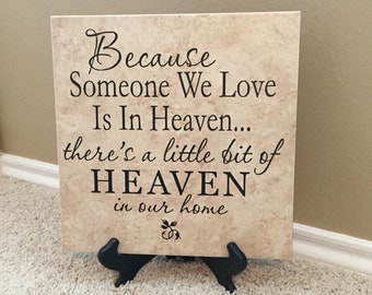 Remembrance Tile, Remembrance Gift, Loss of Father, Loss of Mother, Infant Loss, Baby Loss, Loss of Husband, Pet Loss, Funeral, Funeral Gift