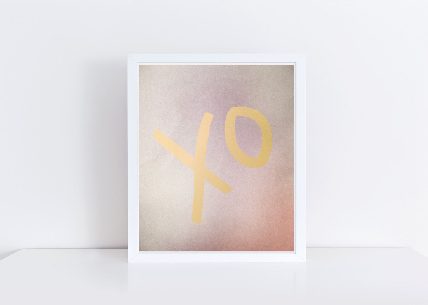 XO printable wall art decor Valentine's by loveleighdesignsco