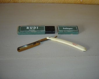 Rasoir coupe chou. Rudi Schaff Solingen. Shaver. Coupe choux. Vintage. France