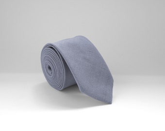 Lilac grey necktie, grey mens ties, grey tie, grey necktie, grey skinny ties, lilac grey tie, ties for men, lilac tie, linen tie