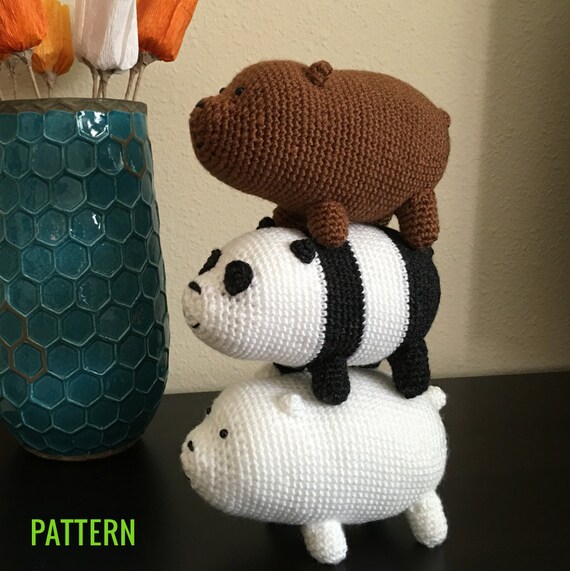 CROCHET PATTERN: We Bare Bears Inspired Bear by ...