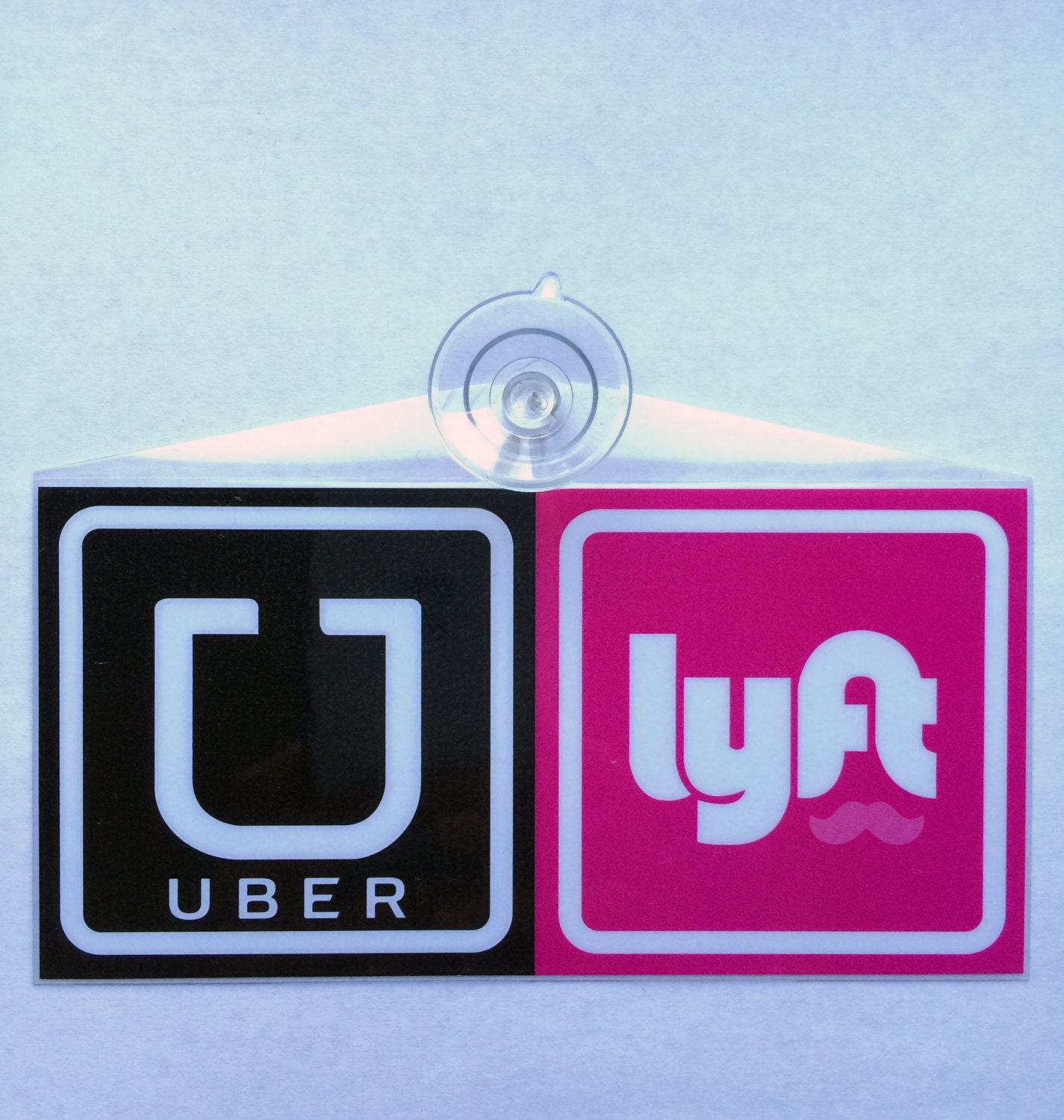 Uber & Lyft COMBO display sign decal placard emblem by Desiign