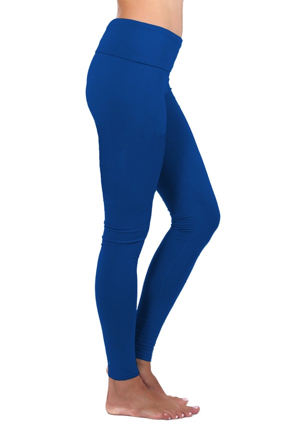 yoga pants women yoga leggings yoga clothes royal blue