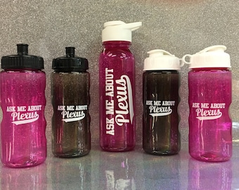 Ask Me About Plexus Water Bottles, Push Top, Pull Top, Flip Top, Water Bottles