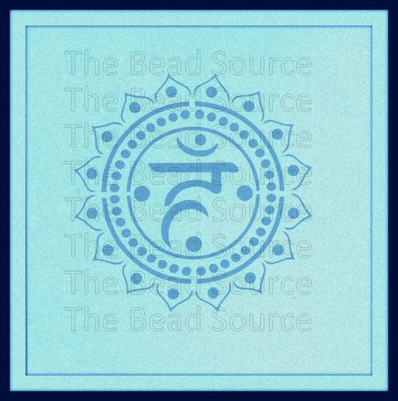 throat chakra stencil yoga stencil mylar stencil chakra