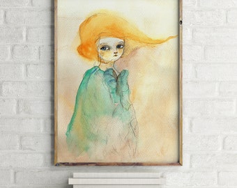 Girls room decor, Art for girls room, girls room art, art for kids room, girls wall decor, wall art for girls, prints for girls room