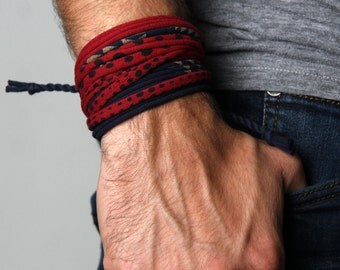 Bracelets, Mens, Gift for Him, Man Gifts, Wrap Bracelet, Mens Jewelry, Mens Bracelet, Mens Gift, For Boyfriend, Boyfriend Gift, Boyfriend