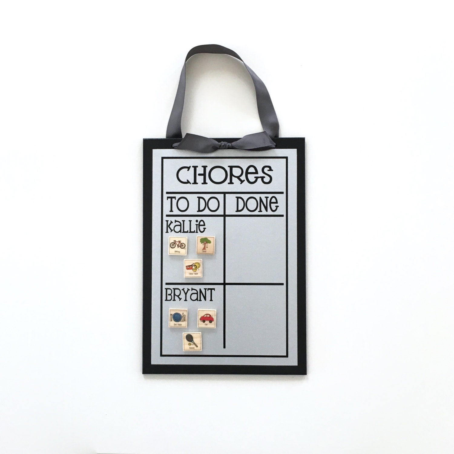 Multiple Child Chore Chart 12 9 x 13