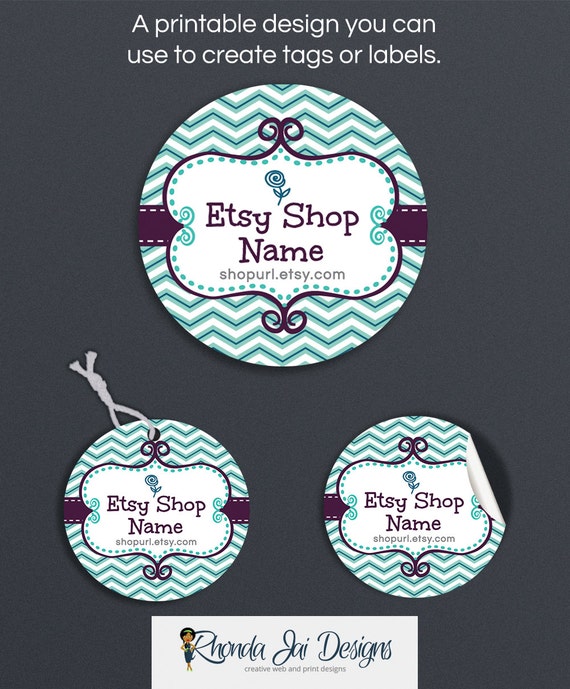 items similar to chevron product tags product labels