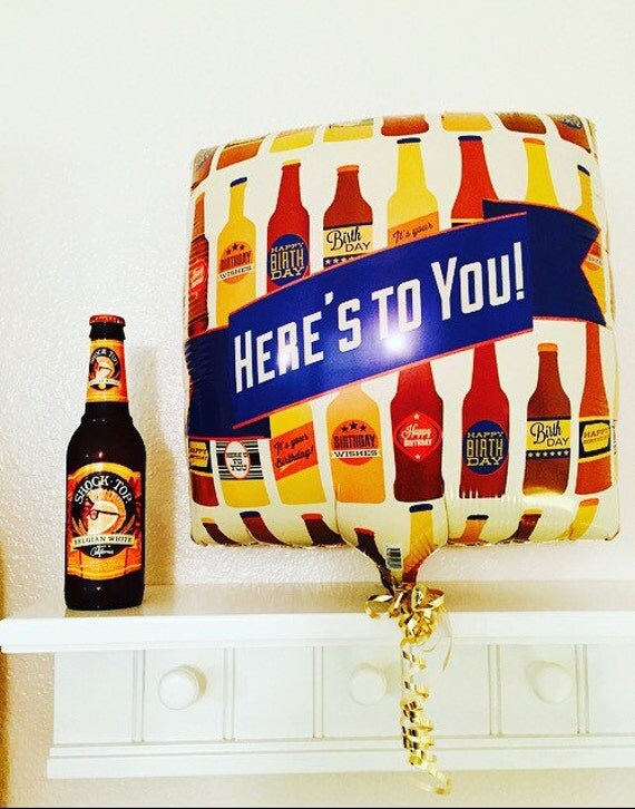 Beer Balloon Beer Photo Prop Beer Balloons Beer by girlygifts07