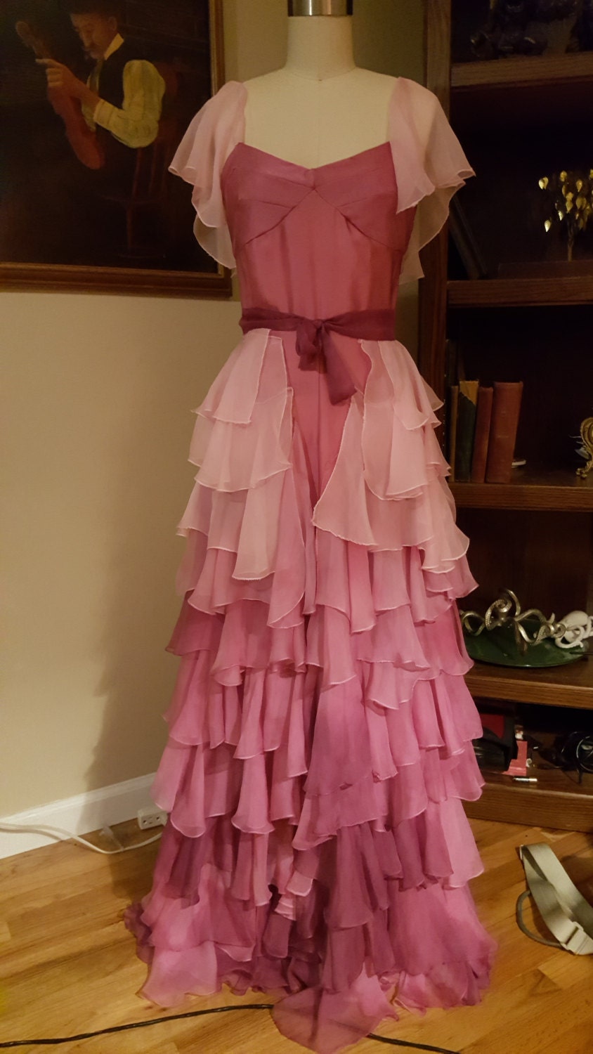 Hermione Granger Yule Ball Dress Gown Replica Costume Silk