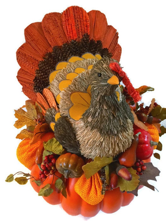 Thanksgiving Centerpiece Turkey Centerpiece Pumpkin