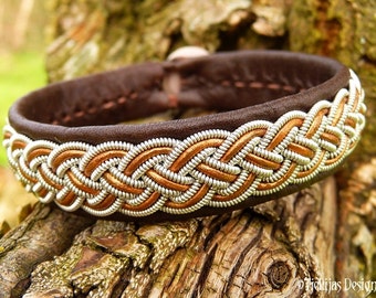 SAMI VIKING BRACELETS HANDCRAFTED LEATHER by TjekijasDesign