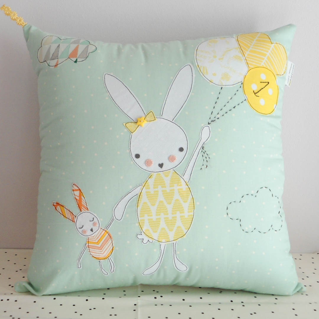 bunny pillow cover