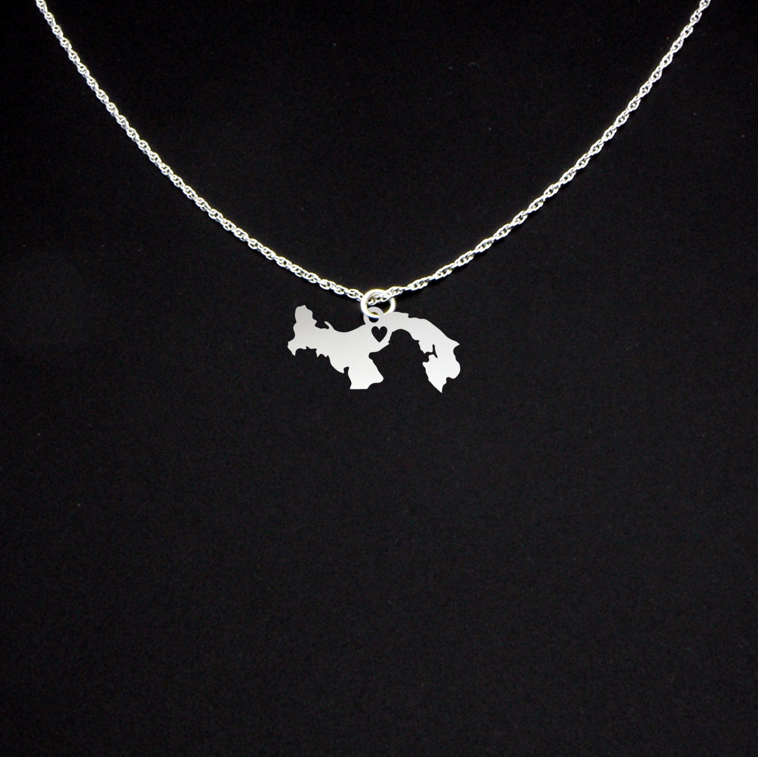 Panama Necklace Country Necklace Panama Gift Panama