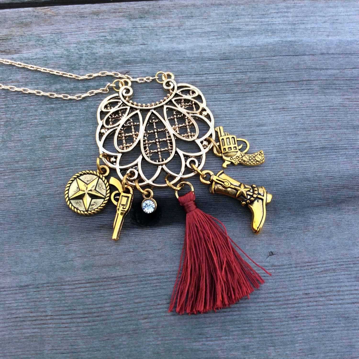 western wedding necklace