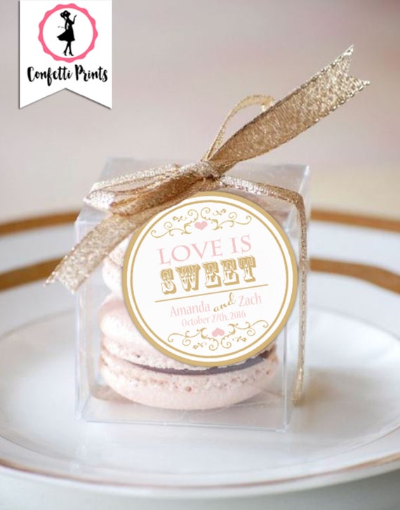 LOVE IS SWEET Wedding Favor Tags | Wedding Favor Tag | Wedding Candy Buffet | Candy Table | Personalized Wedding Favor Tag | Printable Il_570xn