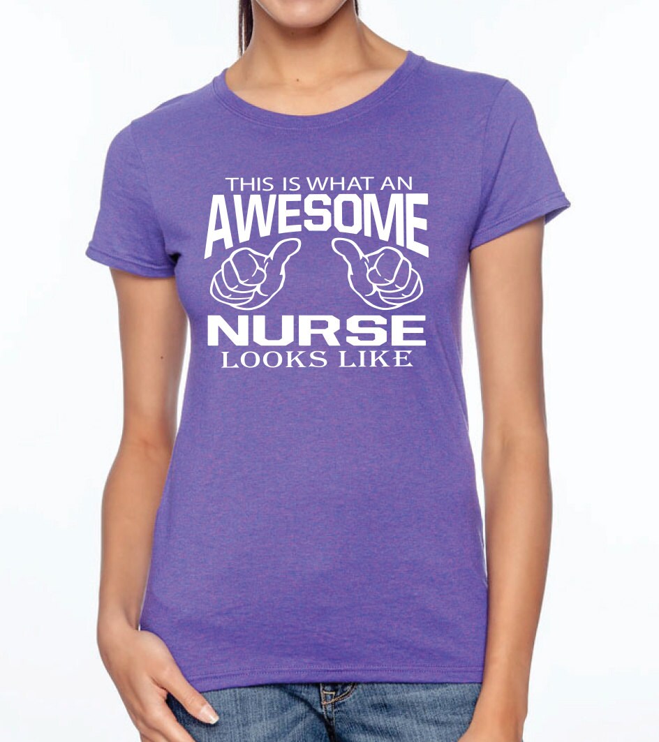 nurse shirt nurse gift AWESOME NURSE nurse Christmas gift