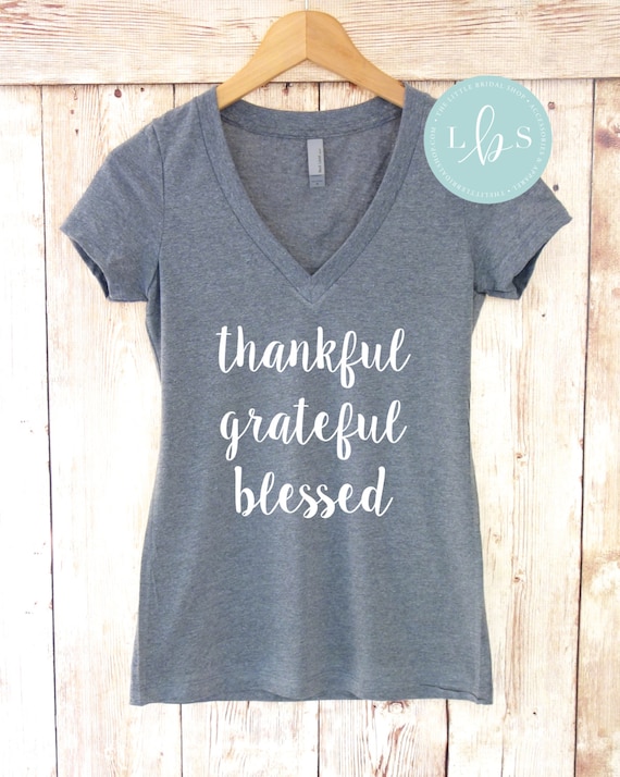 thankful and blessed shirts