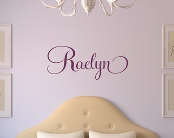 Personalized Childrens Wall Decal - Nursery Wall Decal - Girls Name Wall Decal - Personalized Name Decal - Vinyl Wall Decal