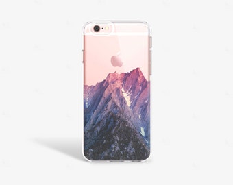 Mountain iPhone 7 Case Clear iPhone SE Case Clear Mountain iPhone Case iPhone 7 Plus Case iPhone 5 Case Samsung Galaxy S7 Case Clear