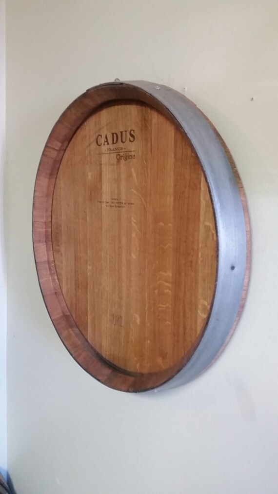 Wine Barrel Head Wall Art by WineyGuys on Etsy
