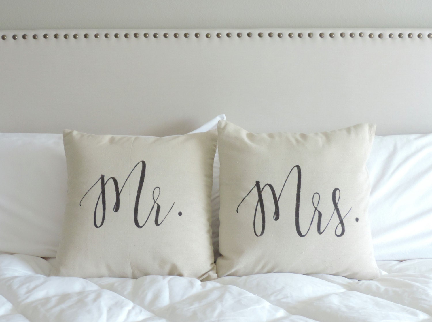Mr and Mrs Wedding Gift Mr and Mrs Pillow Cover Wedding