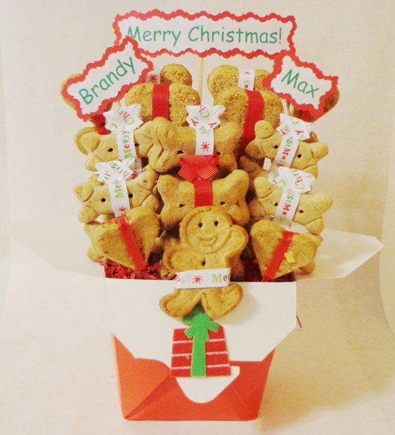 items similar to christmas dog treat gift basket dog items similar to christmas dog treat gift basket dog