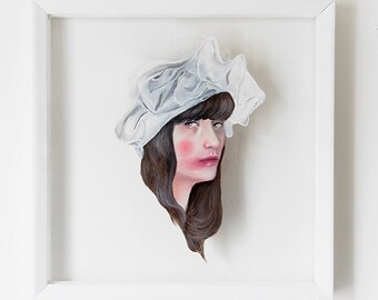 Original Labaste's painting - Oil on vinyle