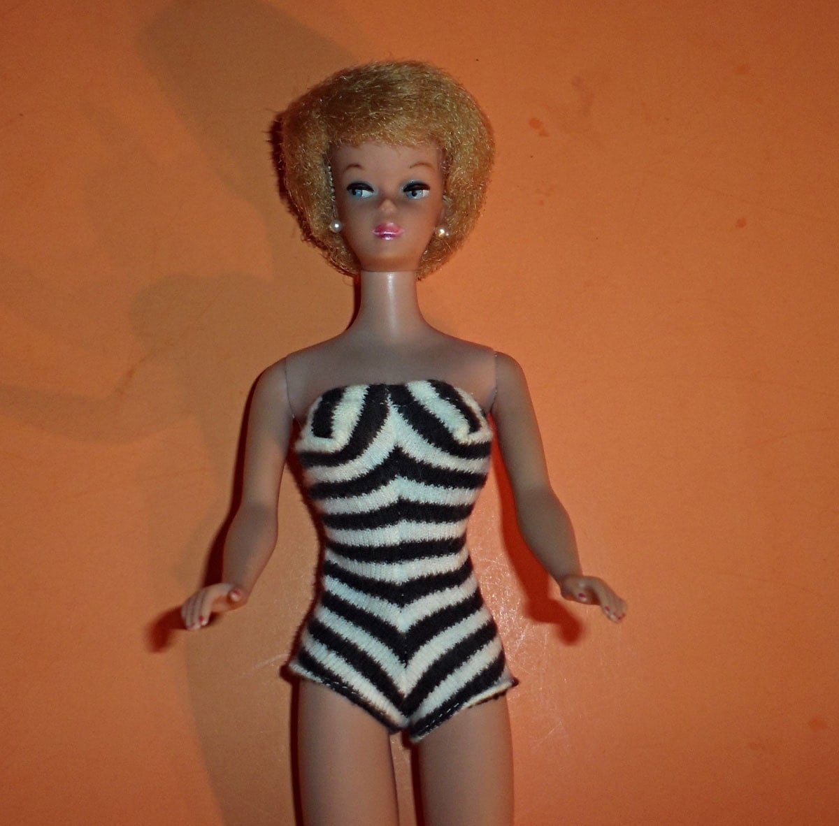 picture of the first barbie doll